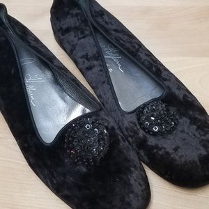 JOAN HELPERN SIGNATURE | BLK BALLET FLATS, SZ 6B